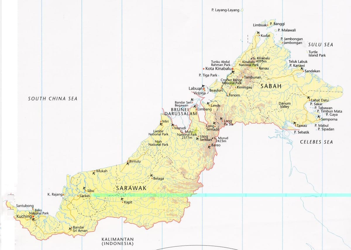 mapa de labuan malàisia