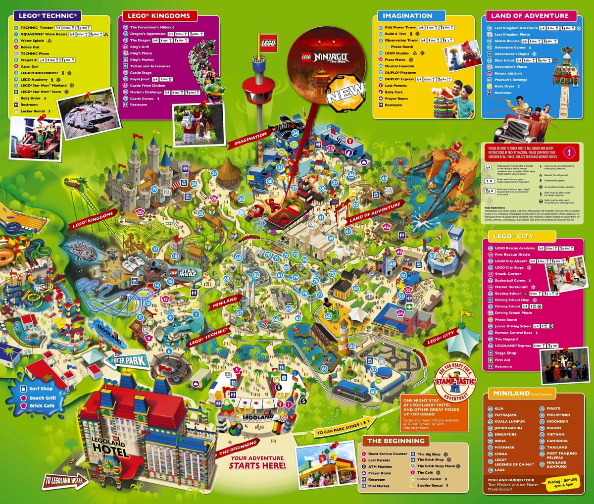 mapa de legoland malàisia