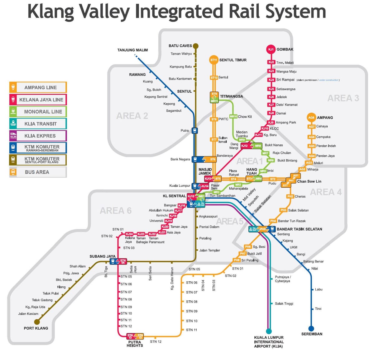 lrt mapa malàisia 2016