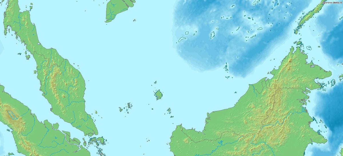 mapa de malàisia 3d