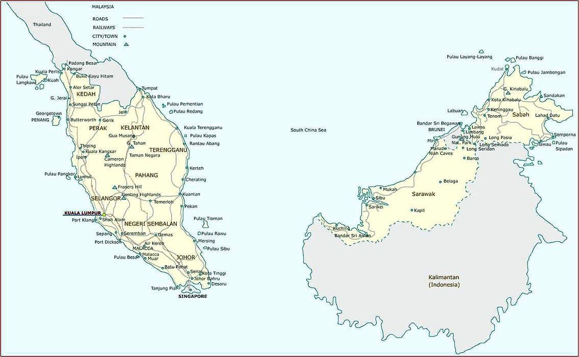 malàisia mapa aplicació