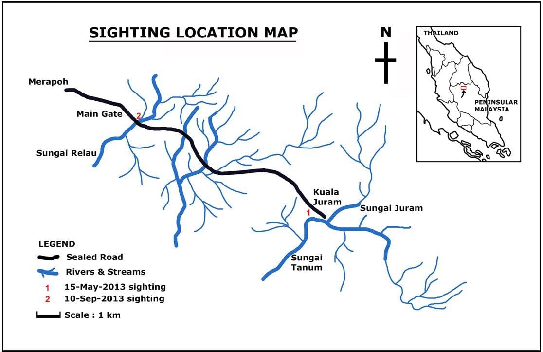 mapa malàisia riu