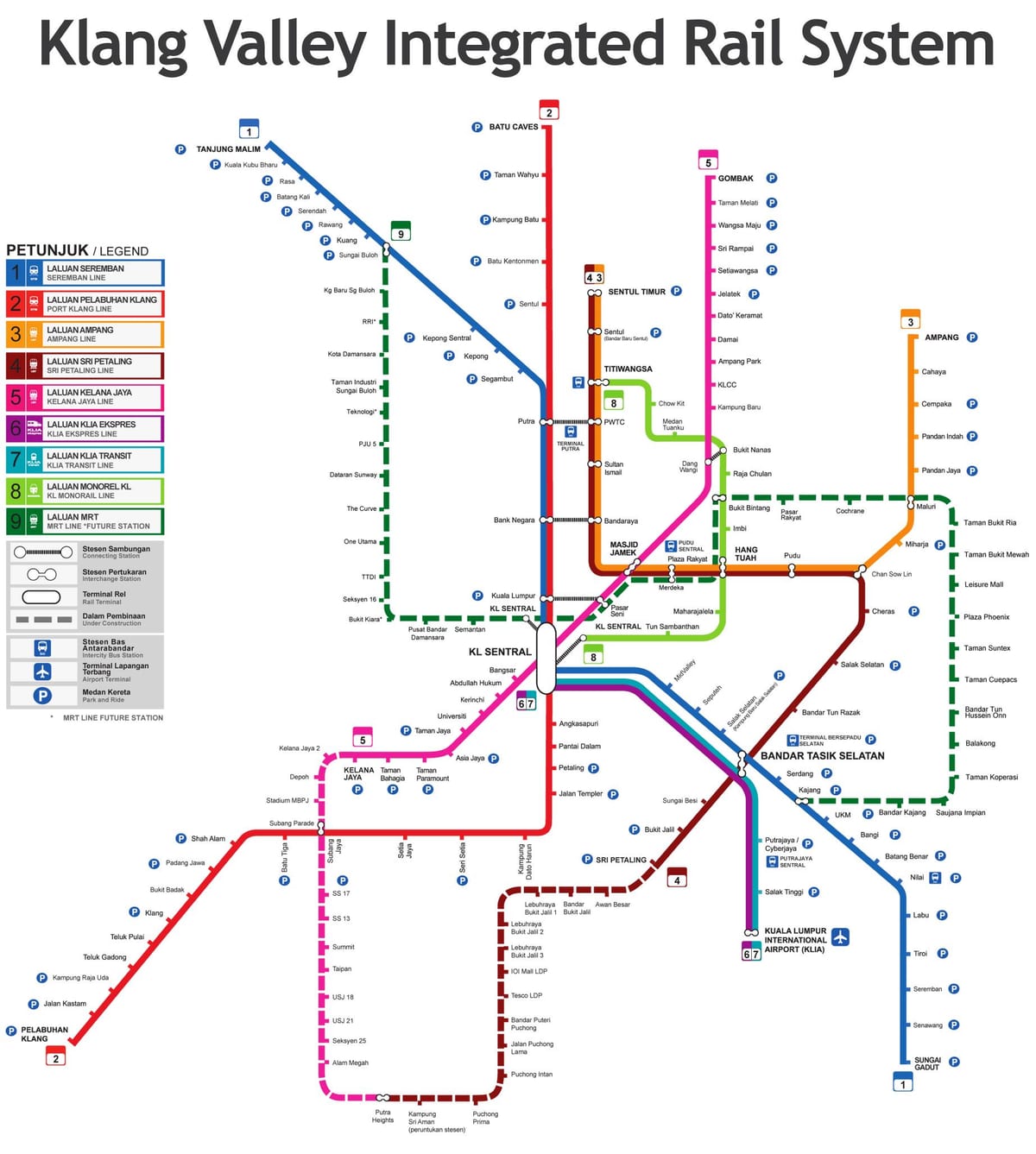 trànsit mapa malàisia