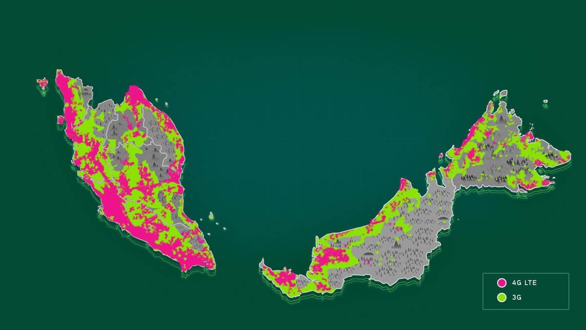 malàisia mapa de cobertura