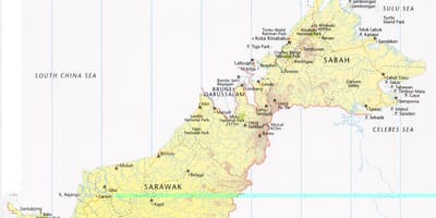 Mapa de labuan malàisia