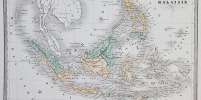 Mapa de malàisia vella