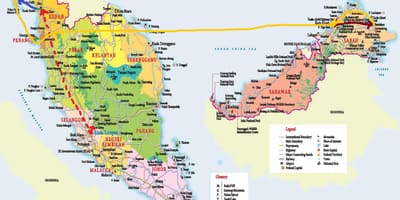 Mapa de malàisia bus