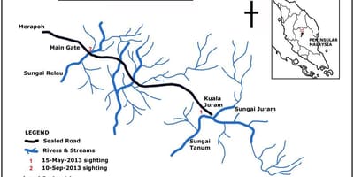 Mapa malàisia riu