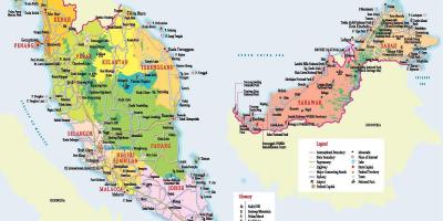Turisme mapa de malàisia