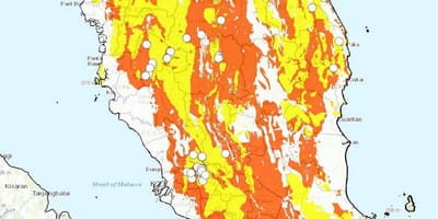 Mapa geològic de malàisia