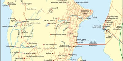 Mapa pulau pinang malàisia