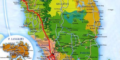 Mapa de sud, malàisia