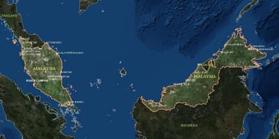 Mapa de viure mapa malàisia